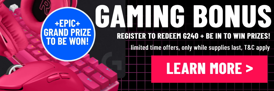 Picture of the Logitech GGPC June 2024 Bonus + Prize Event at PB Tech